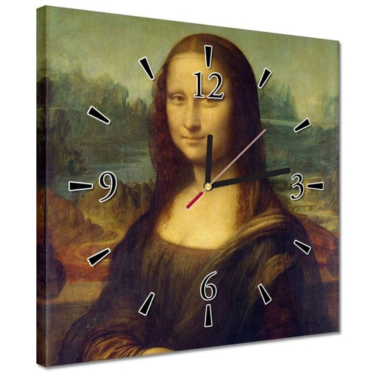 Zegar 30x30cm Mona Lisa ZeSmakiem