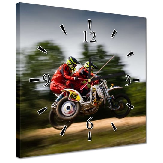 Zegar 30x30cm Motocykl Motor Sport ZeSmakiem