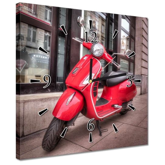 Zegar 30x30cm Motocykl Motory Dwa Koła ZeSmakiem