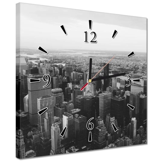 Zegar 30x30cm Nowy Yoru Pejzaż ZeSmakiem