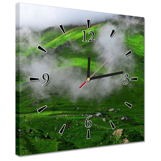 Zegar 30x30cm Pejzaże Widoki Krajobrazy ZeSmakiem