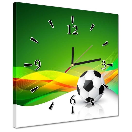 Zegar 30x30cm Piłka nożna Football Noga ZeSmakiem