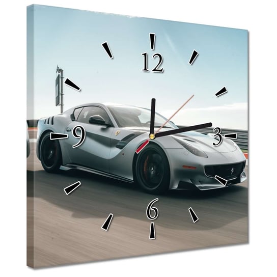 Zegar 30x30cm Samochód Ferrari Auto Inna marka