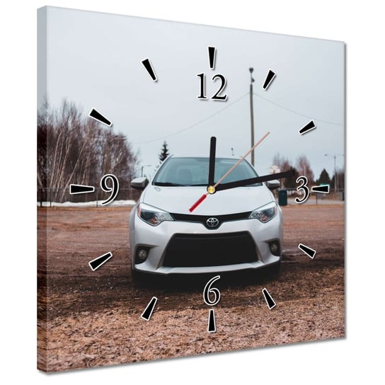 Zegar 30x30cm Samochód Toyota Auto ZeSmakiem