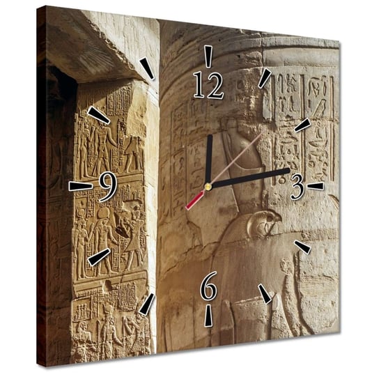 Zegar 30x30cm Świątynia Luxor Egipt ZeSmakiem