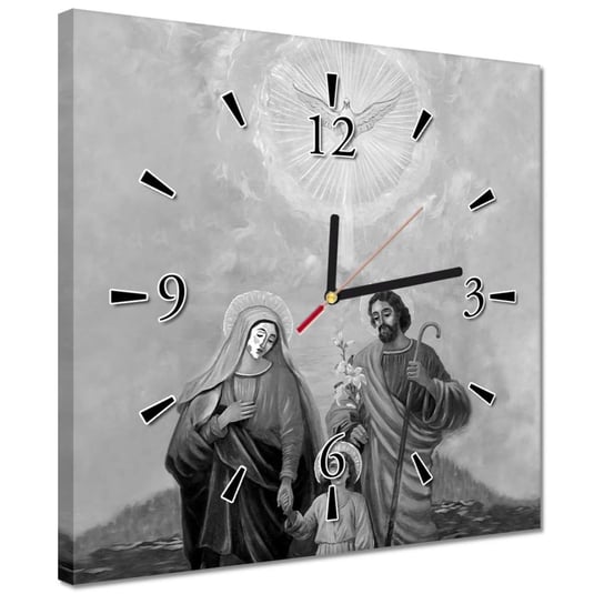 Zegar 30x30cm Święta Rodzina Jezusek ZeSmakiem