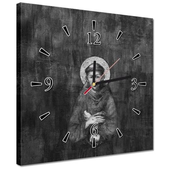 Zegar 30x30cm Święty Franciszek Patron ZeSmakiem