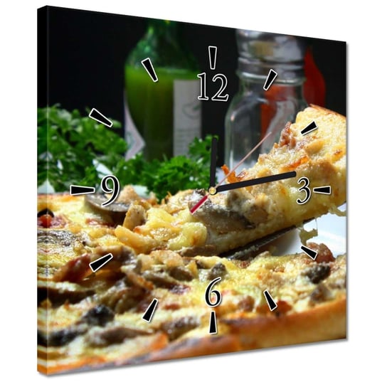 Zegar 30x30cm Włoska pizza ZeSmakiem