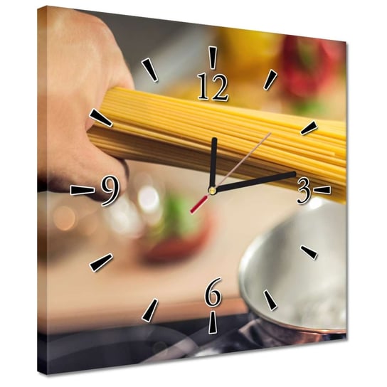 Zegar 30x30cm Włoskie spaghetti ZeSmakiem