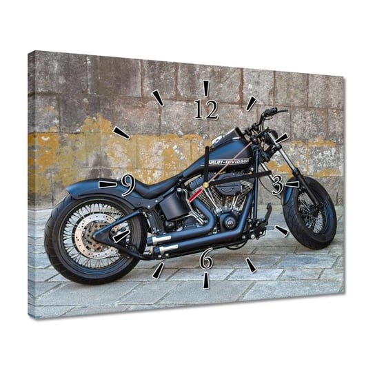 Zegar 40x30cm Harley Davidson Motocykl ZeSmakiem