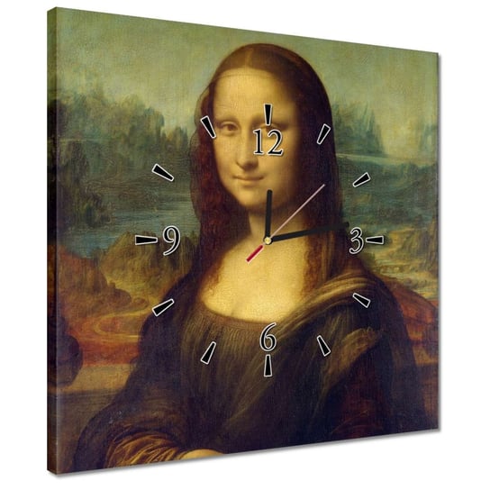 Zegar 40x40cm Mona Lisa ZeSmakiem