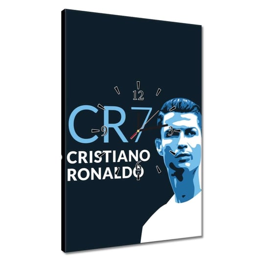 Zegar 40x60cm Cristiano Ronaldo Piłkarz ZeSmakiem