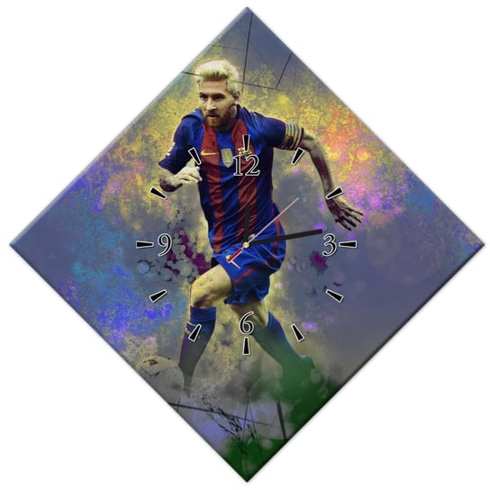 Zegar 56x56cm Lionel Messi ZeSmakiem