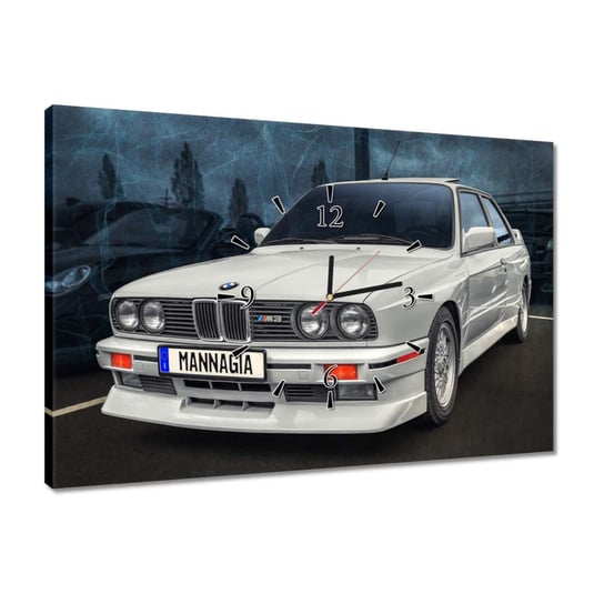 Zegar 60x40cm BMW M3 E30 ZeSmakiem