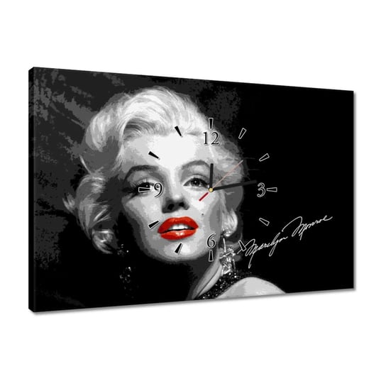 Zegar 60x40cm Marilyn Monroe ZeSmakiem