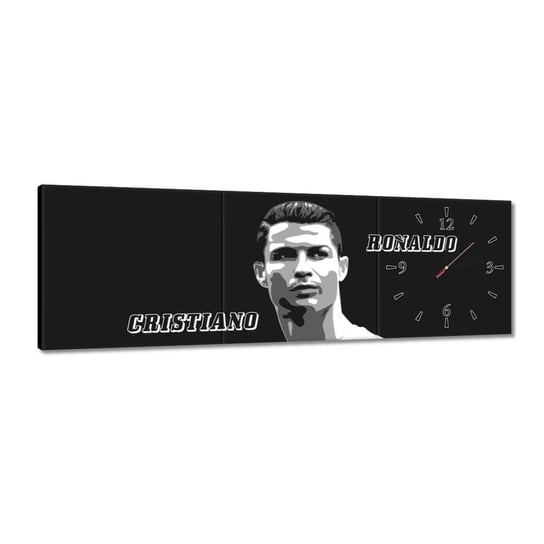 Zegar 90x30cm Cristiano Ronaldo Piłkarz ZeSmakiem