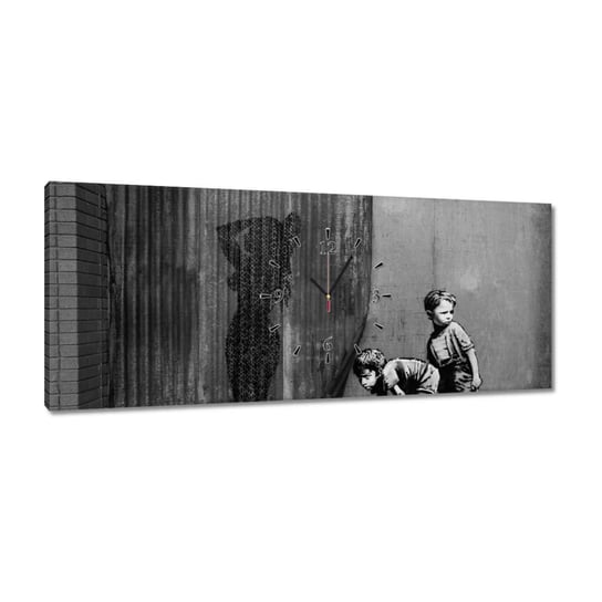 CoolChange - Rotolo Akatsuki in tessuto con i segni frontali dei Nukenin | Kakemono 142 x 33 cm | Incl. ganci