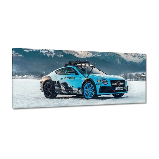 Zegar Bentley zimową porą Zima, 100x40cm ZeSmakiem