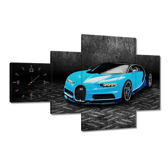 Zegar Bugatti Auto dla chłopca, 130x80cm ZeSmakiem