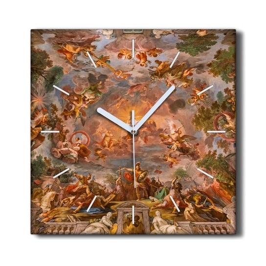 Zegar canvas do kuchni 30x30 Historyczny barokowy, Coloray Coloray