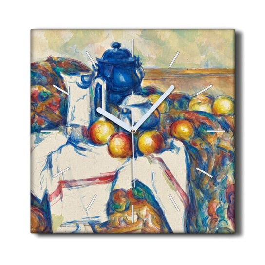 Zegar canvas ozdoba 30x30 Martwa natura malarstwo, Coloray Coloray