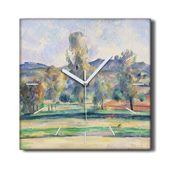 Zegar canvas ścienny 30x30 Jesień krajobraz Paul, Coloray Coloray