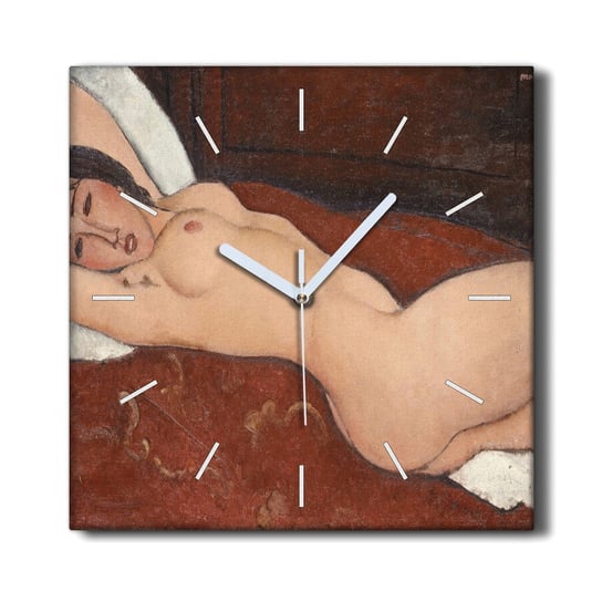 Zegar canvas ścienny 30x30 Nagie kobiety anatomia, Coloray Coloray