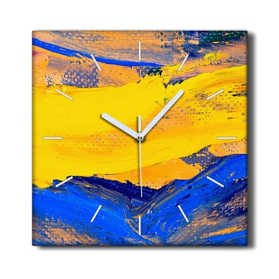 Zegar canvas ścienny do kuchni 30x30 Morski brzeg, Coloray Coloray