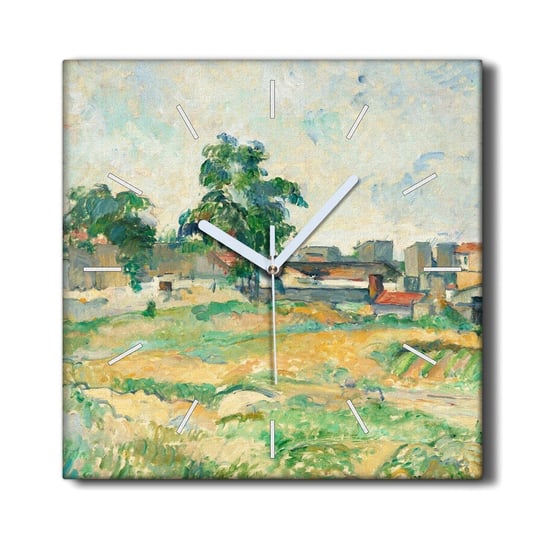 Zegar canvas wiszący 30x30 Krajobraz paryż Cézanne, Coloray Coloray