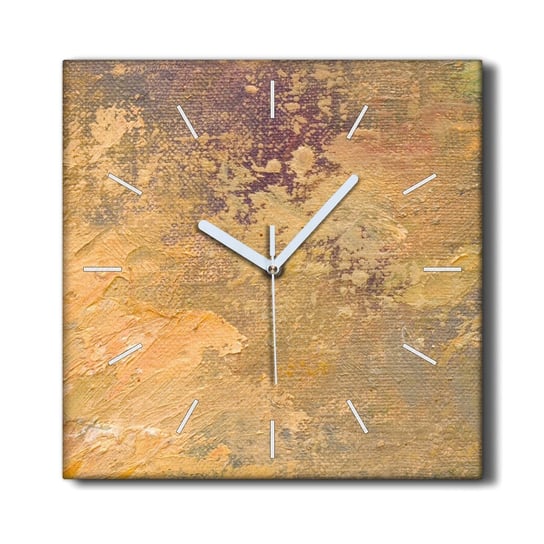 Zegar canvas wiszący 30x30 Motyw farby na płótnie, Coloray Coloray