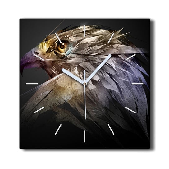 Zegar canvas wiszący na prezent 30x30 Orzeł ptak, Coloray Coloray