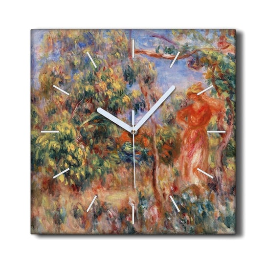 Zegar canvas z nadrukiem cichy 30x30 Las kobiety, Coloray Coloray