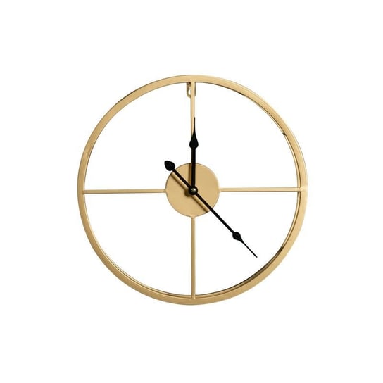 Zegar Dekoracyjny Ścienny 40X6X40 Złoty Eurofirany