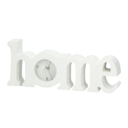 Zegar DEKORIA Home, White, biały, 29,5x12x4,5 cm Dekoria