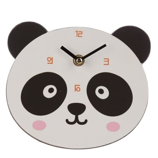 Zegar - Joli Panda - wykonany z płyty wiórowej - mechanizm standardowy - biały - unisex - od 3 lat Inna marka