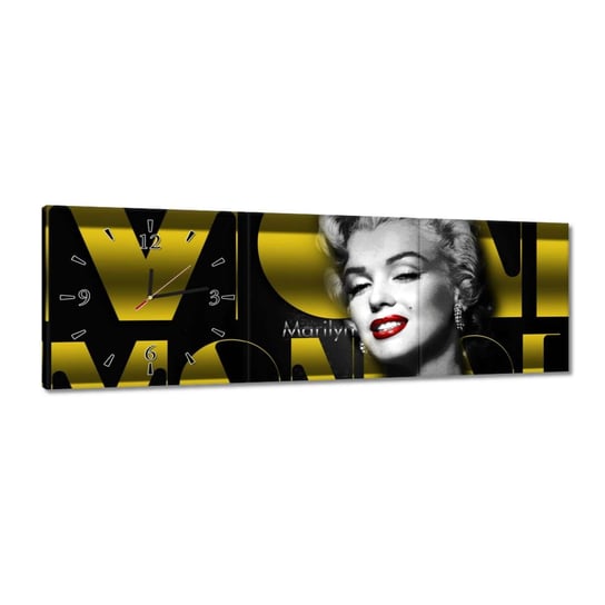 Zegar Marilyn Monroe Modelka, 90x30cm ZeSmakiem