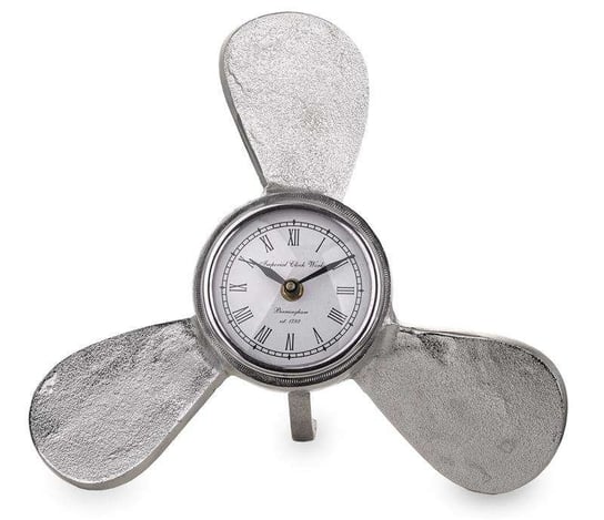 Zegar metalowa rama śmigło wys. 32 cm Art-Pol