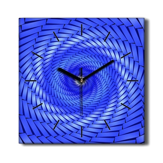 Zegar na płótnie cichy kwarcowy Ceglany wzór 30x30, Coloray Coloray