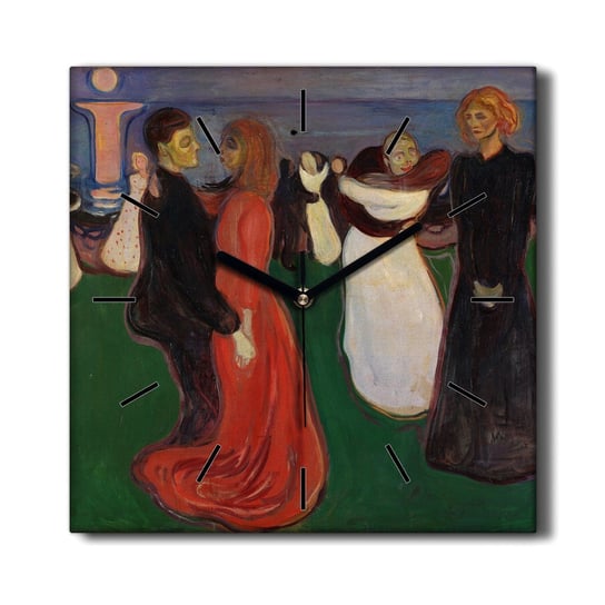 Zegar na płótnie Dance of life Edvard Munch 30x30, Coloray Coloray