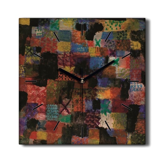 Zegar na płótnie Deep pathos Paul Klee 30x30 cm, Coloray Coloray
