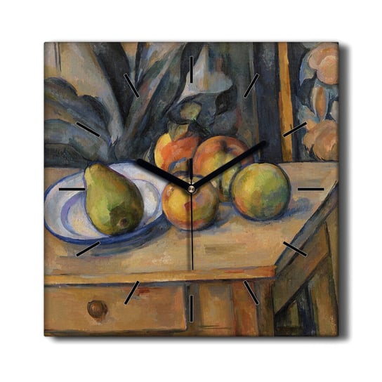 Zegar na płótnie Large pear Paul Cézanne 30x30 cm, Coloray Coloray