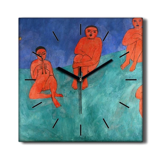 Zegar na płótnie loft Muzyka Henri Matisse 30x30, Coloray Coloray
