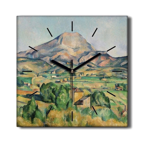 Zegar na płótnie Malarstwo góry natura 30x30 cm, Coloray Coloray