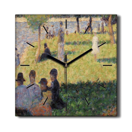 Zegar na płótnie Malarstwo natura woda 30x30 cm, Coloray Coloray