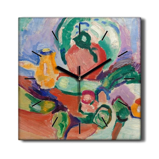 Zegar na płótnie Martwa natura z warzywami 30x30, Coloray Coloray