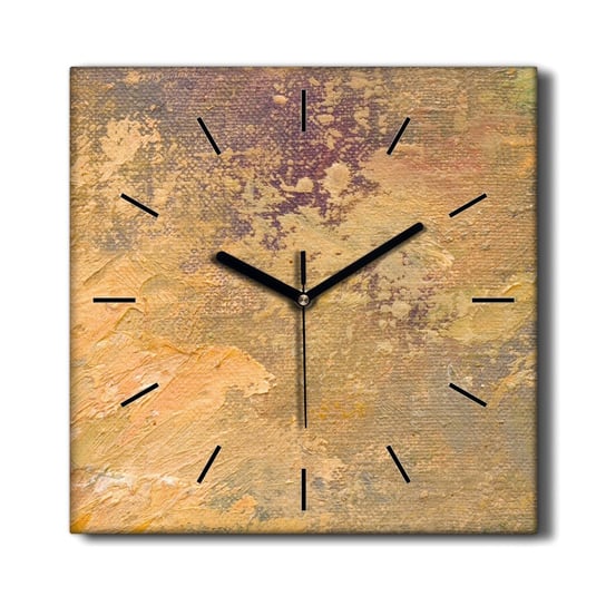 Zegar na płótnie Motyw farby na płótnie 30x30 cm, Coloray Coloray