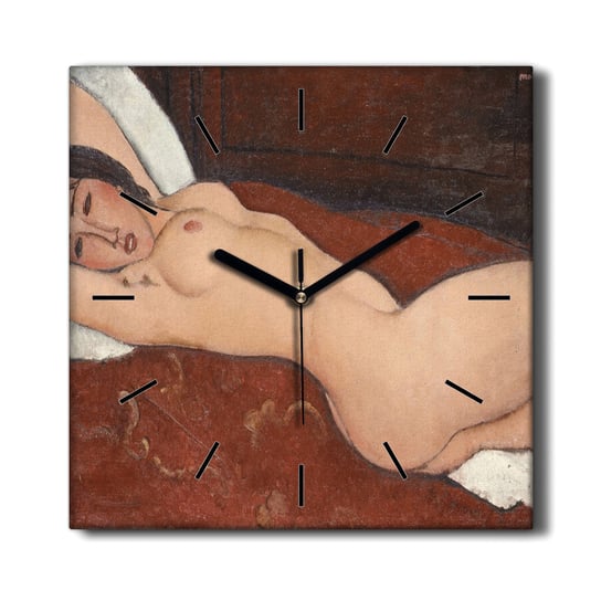 Zegar na płótnie Nagie kobiety anatomia 30x30 cm, Coloray Coloray