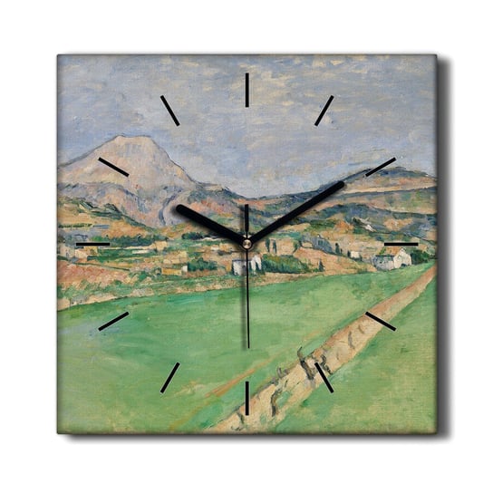 Zegar na płótnie Natura góry krajobraz 30x30 cm, Coloray Coloray