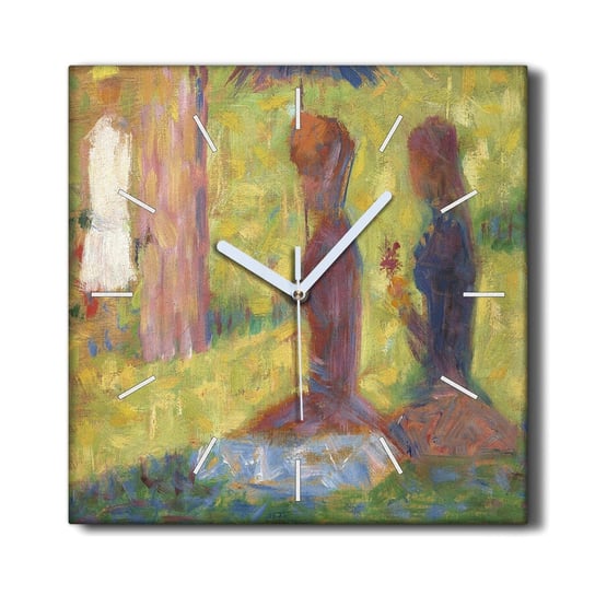 Zegar na płótnie nowoczesny 30x30 Postacie natura, Coloray Coloray