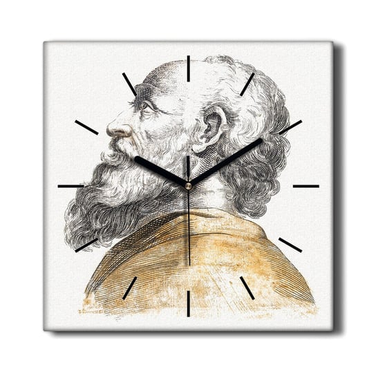 Zegar na płótnie obraz Starożytna Grecja 30x30 cm, Coloray Coloray